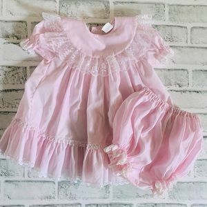 Vintage Bryan 24 month baby dress with bloomers